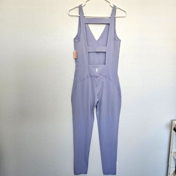 NWT FP Movement Free People | Never Better One-Piece Platinum Womens Large - Picture 7 of 11